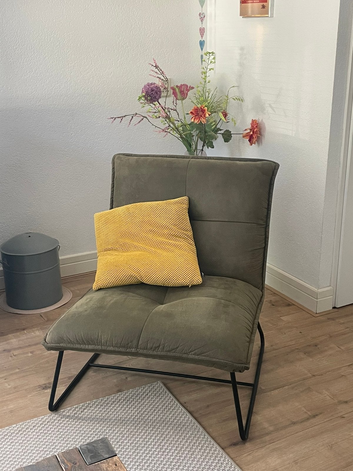 Heerlijke stoere fauteuil - Gherokee Green van De Boet !, Ophalen, Gebruikt, Overige kleuren, Leer