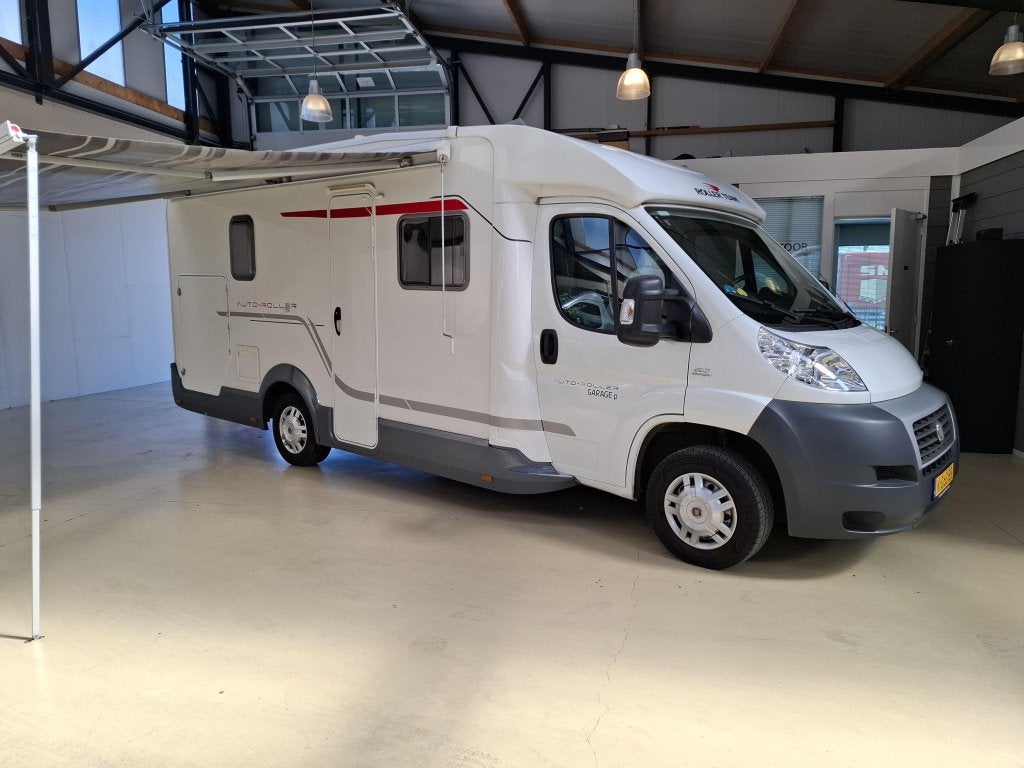 2013 Roller Team Garage P 130PK AUTOMAAT Dwarsbed 2x Solar, Ringverwarming, Fiat, Bedrijf, Diesel