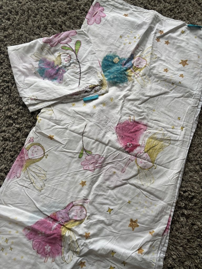Dekbedovertrekset merk Beddinghouse, Gebruikt, Meisje, Wit, Dekbedovertrek