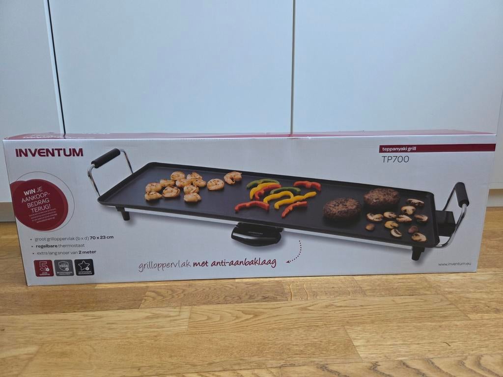 Inventum TP700  Grillplaat (nieuw in doos), Ophalen, Nieuw