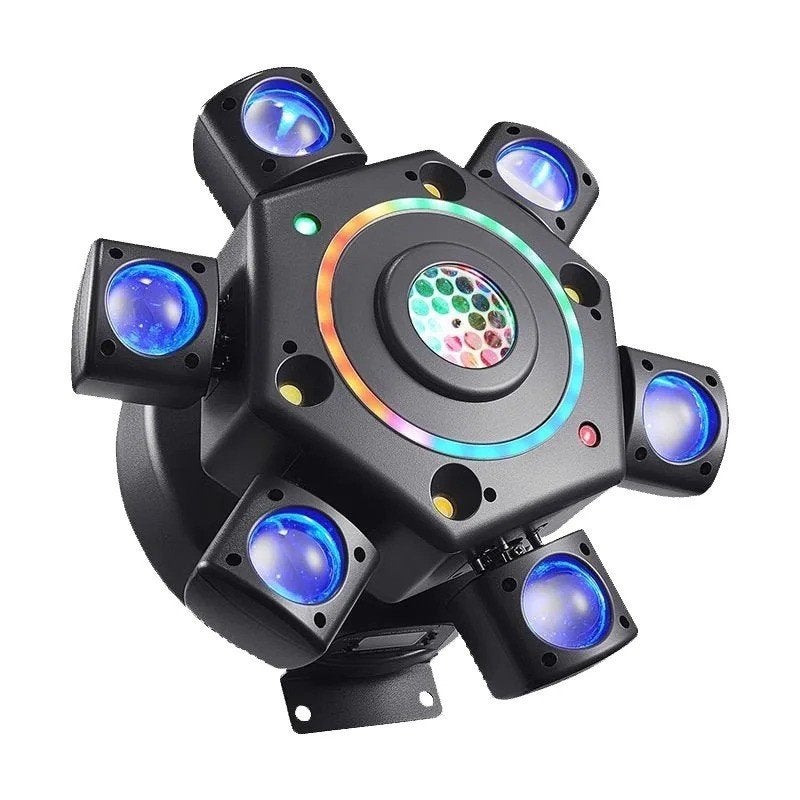 Professionele discolamp Moving Head Beam Light met 6 armen, Ophalen of Verzenden, Nieuw, Laser, Kleur