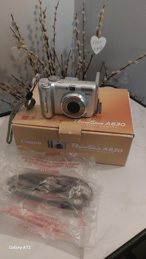 Canon PowerShot A630 Digitale Camera - 8.0 MP, 4x Zoom, Audio, Tv en Foto, Fotocamera's Digitaal, Canon, Compact, Ophalen of Verzenden
