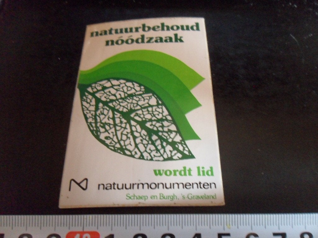 sticker 's-graveland schaep en burgh natuurmonumenten, Verzamelen, Ophalen, Zo goed als nieuw