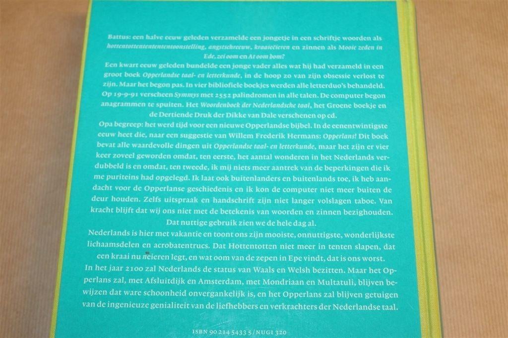 Opperlans! — Battus Taalspel & Letterkunde Dik Boek 676p, Ophalen of Verzenden, Gelezen, Van Dale, Nederlands