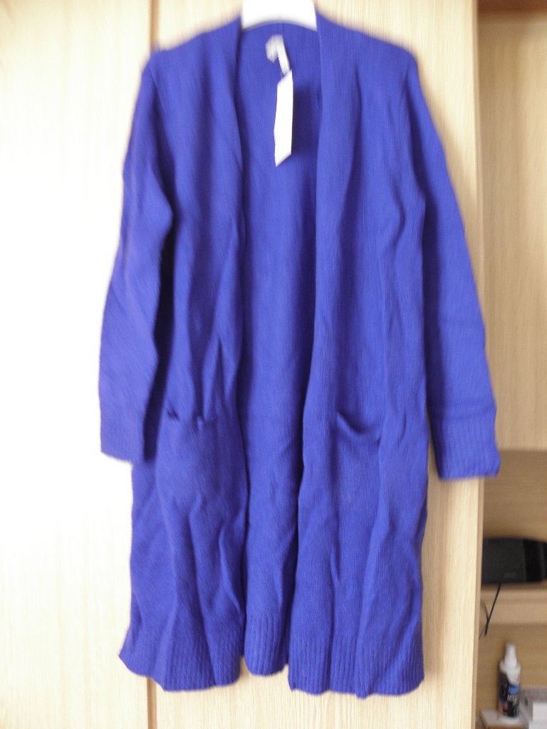 Nieuw kobalt blauw acryl polyester stretch vest MISS ETAM L, Kleding | Dames, Maat 38/40 (M), Blauw, Nieuw, Ophalen of Verzenden