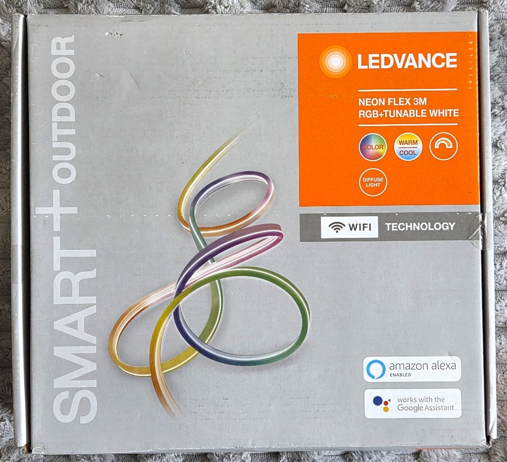 2x Ledvance SMART+OUTDOOR neon flex 3m RGB+tunable white, Ophalen, Minder dan 50 watt, Nieuw, Netvoeding