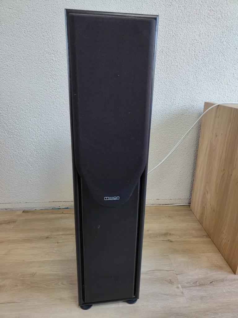 Mission 733 luidspreker voor reparatie of onderdelen, Audio, Tv en Foto, Ophalen, Niet werkend, Front, Rear of Stereo speakers
