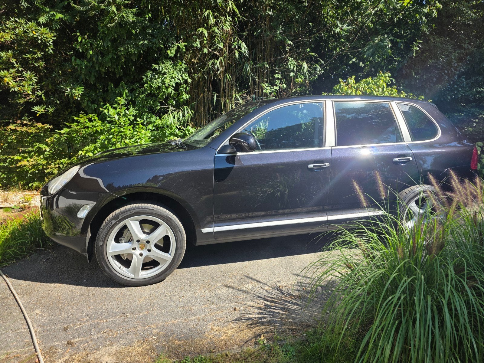 Porsche  cayenne 4.5 S 2005 Zwart net 1600 onderhoud gedaan., Automaat, Cayenne, Leder, Stationwagon