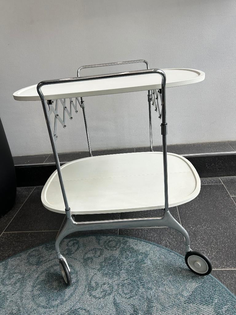 Kartell trolley serveerwagen wit, Gebruikt, Ophalen of Verzenden, Nvt, Nvt