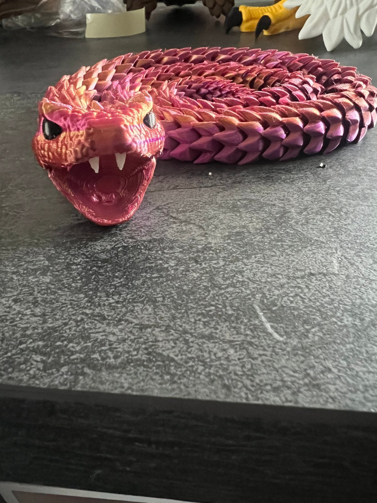 3D slang glimmend 72 cm, Ophalen of Verzenden