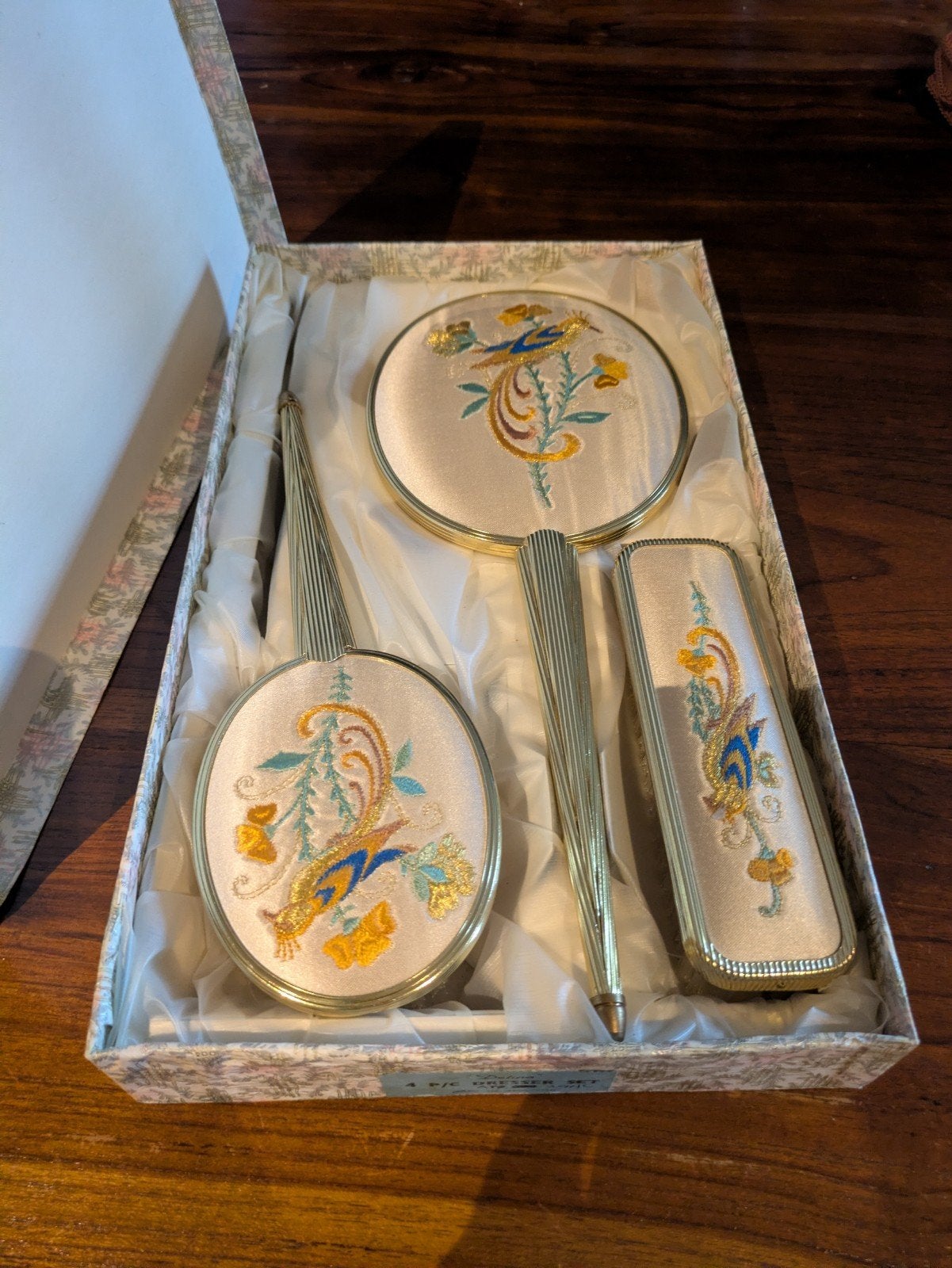 Vintage Kaptafel Set - Delina 3-delig, Ophalen of Verzenden