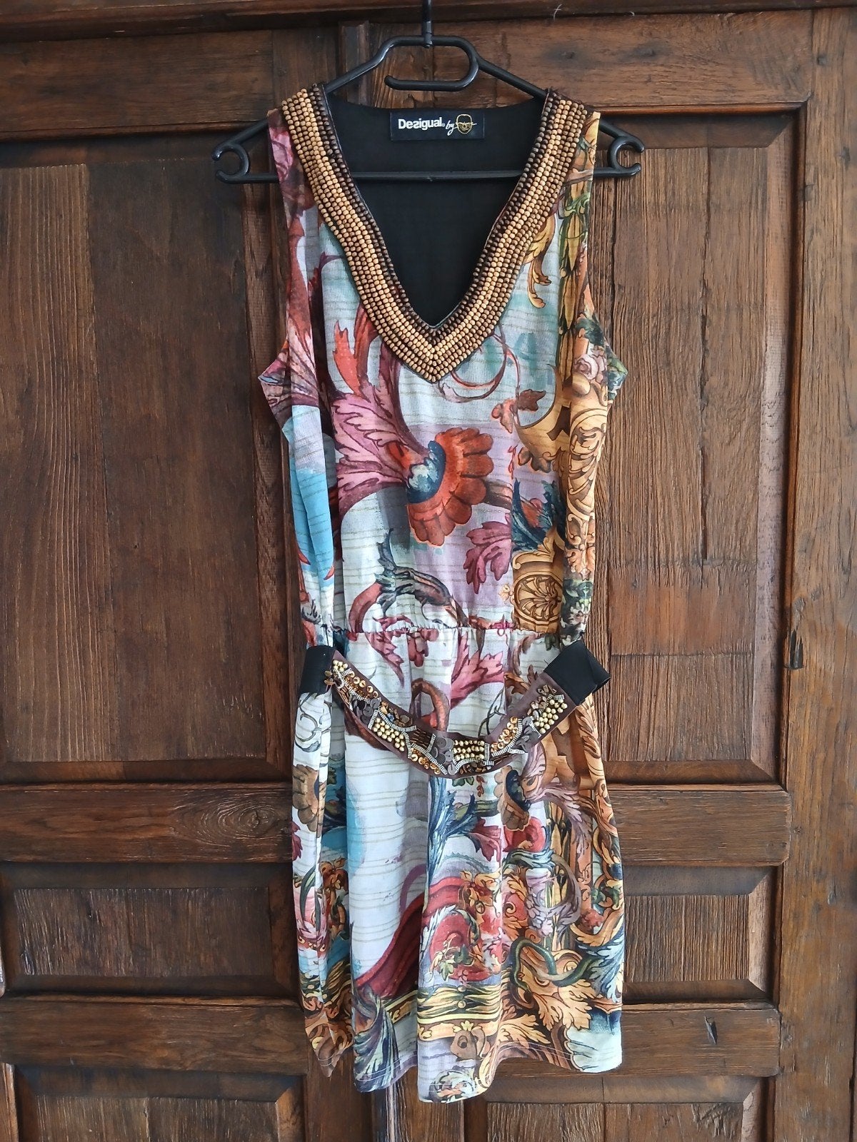 Desigual jurk maat XL - Kleurrijk en uniek design, Kleding | Dames, Meerkleurig, Maat 46/48 (XL) of groter, Ophalen of Verzenden