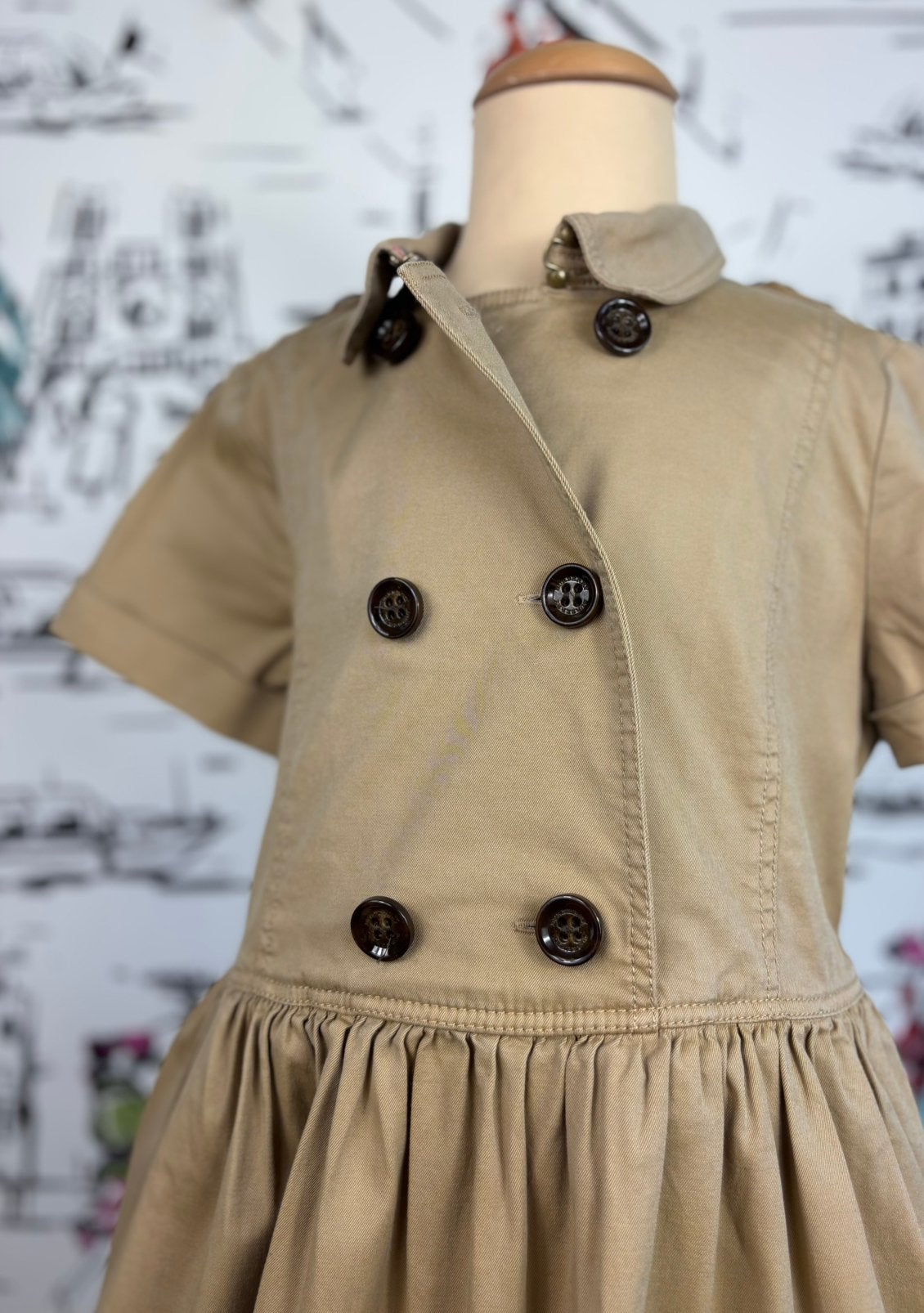 Burberry klassieke trench jurk maat 10, Burberry, Customercare@burberry.com, Burberry EU, Zo goed als nieuw
