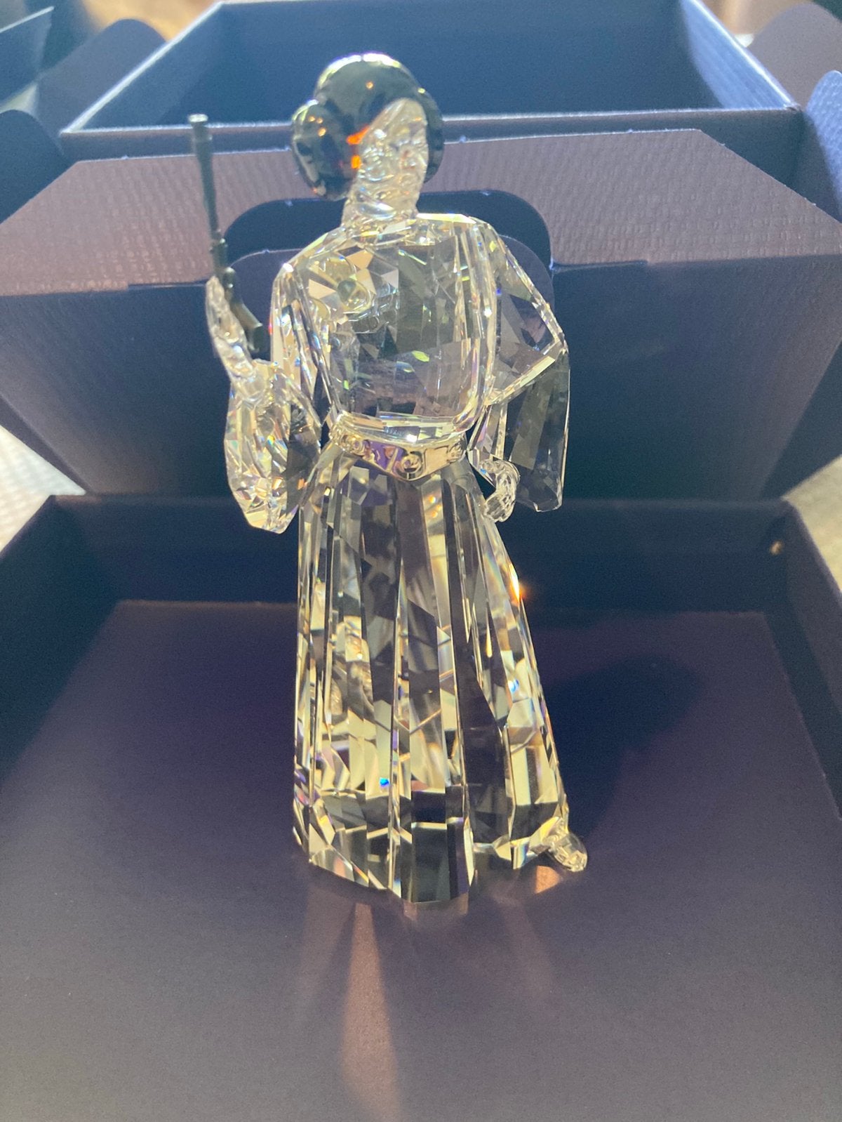Swarovski Star Wars Prinses Lea, Ophalen of Verzenden, Zo goed als nieuw, Figuurtje