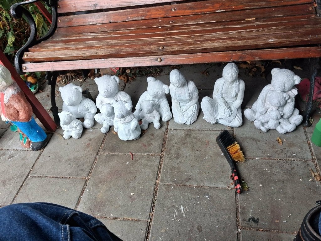 tuinbeelden en ornamenten, Ophalen, Gebruikt, Beton, Dierenbeeld