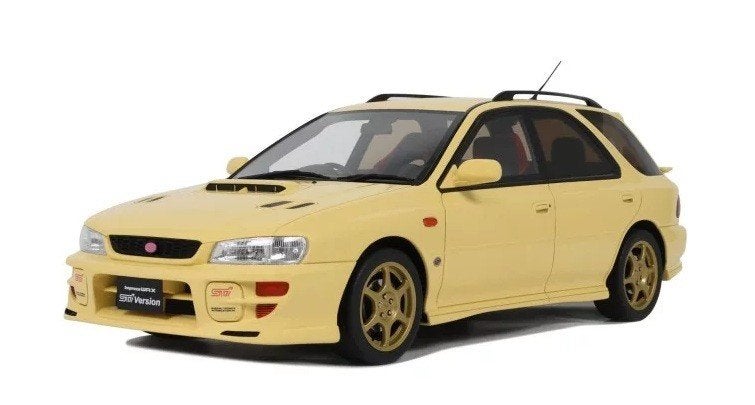 Subaru Impreza WRX STI Sport Wagon Cashmere Yellow 1999, Ophalen of Verzenden, Nieuw, Auto, OttOMobile