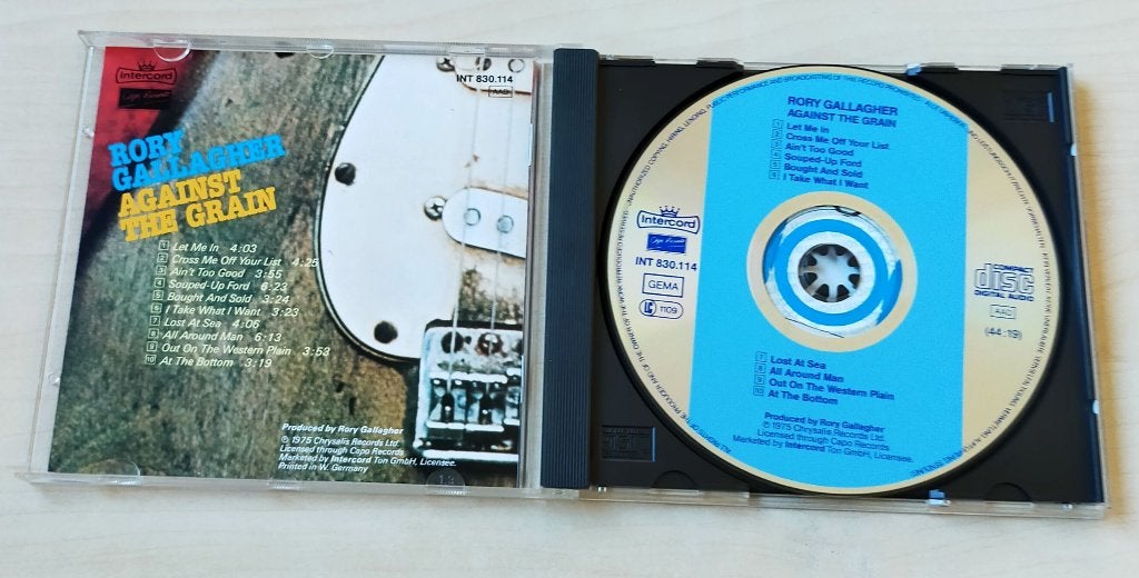 Rory Gallagher - Against The Grain CD 1975/1987, Ophalen of Verzenden, Zo goed als nieuw, Bluesrock