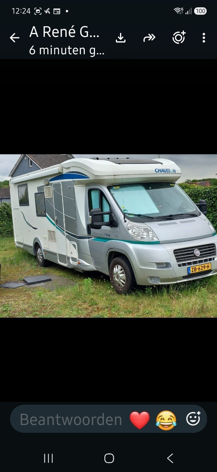 Chausson Welcome 78 EB, Bestuurdersdeur, Ringverwarming, Fiat, 7 tot 8 meter