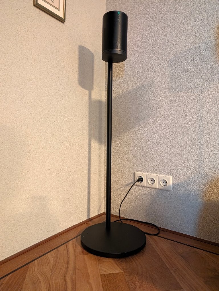 2 x Sonos era 100 met Sonos speakerstandaard, Ophalen, Geschikt voor surround/home cinema, Zo goed als nieuw, Sonos