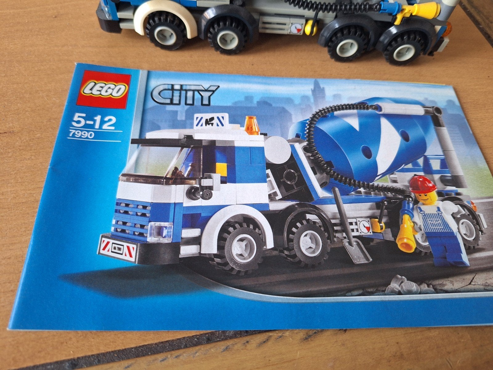 LEGO City Cementmixer 7990 met handleiding, Ophalen of Verzenden, Gebruikt, Overige merken