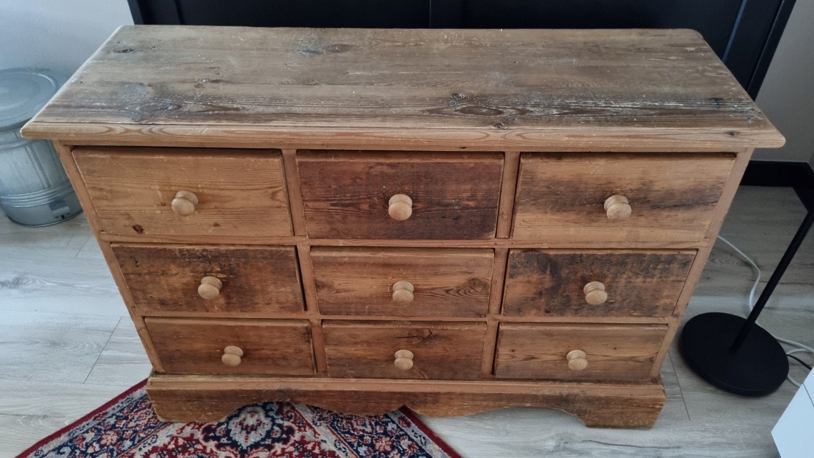 Ladenkastje, 100 tot 150 cm, Eikenhout, Ophalen of Verzenden, Zo goed als nieuw