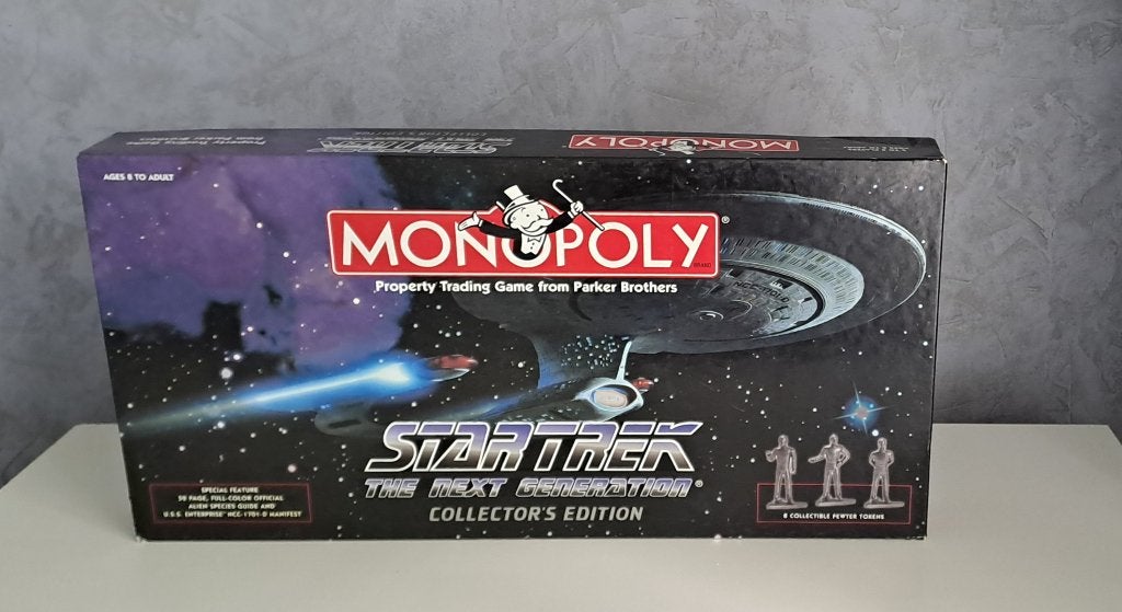 Star Trek monopoly  Collector édition, Hobby en Vrije tijd, Vijf spelers of meer, Ophalen of Verzenden, Zo goed als nieuw, Parker