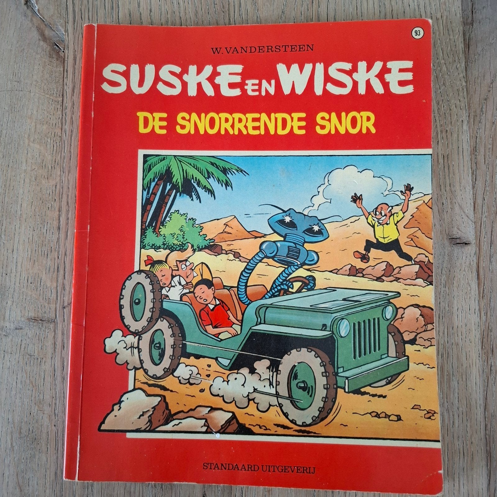 Suske en wiske de snorrende snor nr 93 1971, Boeken, Stripboeken, Eén stripboek, Ophalen of Verzenden, Gelezen