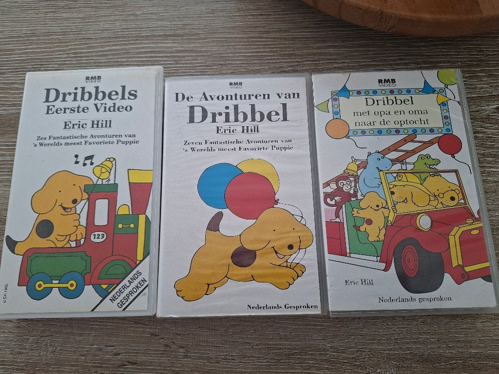 Dribbel VHS videobanden, Cd's en Dvd's, VHS | Film, Alle leeftijden, Ophalen of Verzenden, Gebruikt, Nederlandstalig
