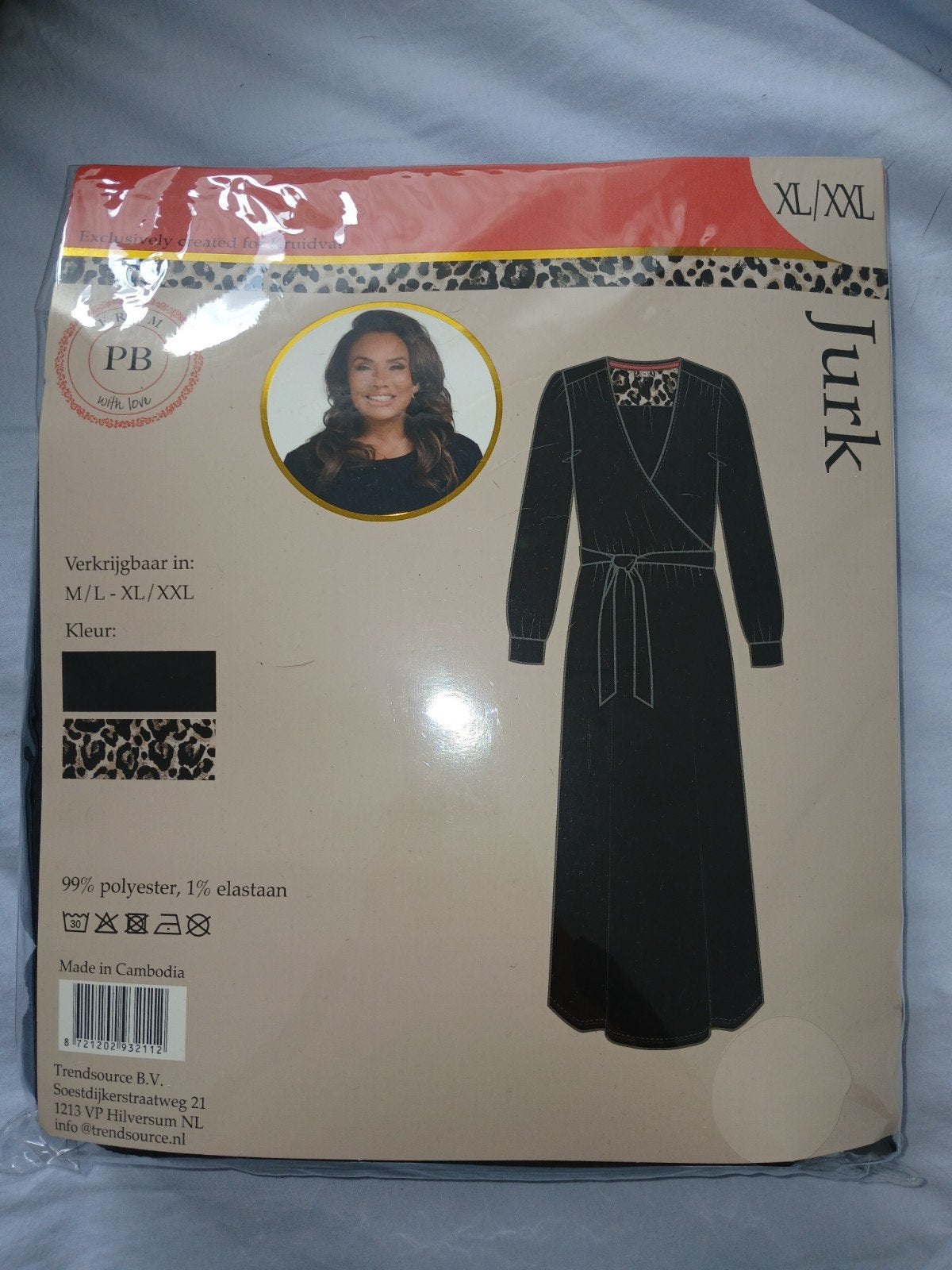 PB Patty Brard wikkel jurk maat XL/ XXL 42/44 NIEUW, Verzenden, Nieuw, Jurk