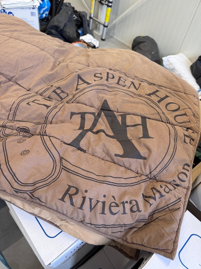 Riviera Maison deken, Ophalen of Verzenden, Zo goed als nieuw, Plaid, Overige materialen