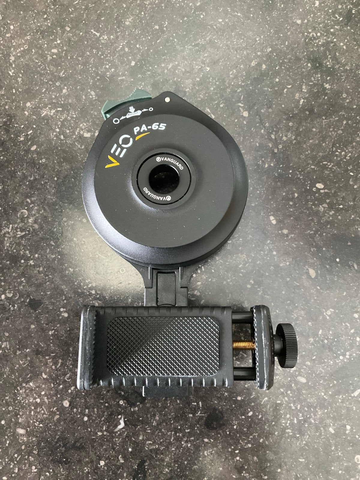 Vanguard VEO PA-65 Smartphone Adapter voor verrekijker, 125 cm of minder, Overige typen, Ophalen of Verzenden, Zo goed als nieuw