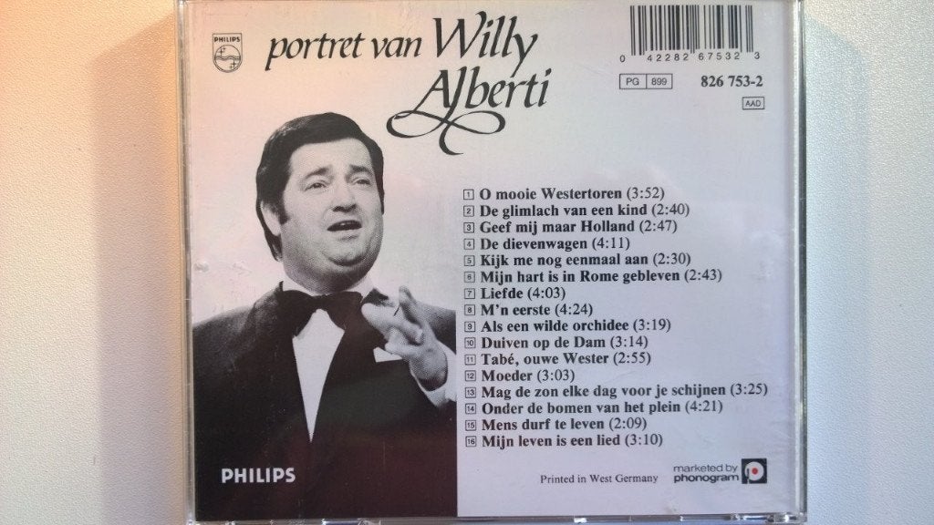 Willy Alberti - Portret Van, Ophalen of Verzenden, Zo goed als nieuw, Levenslied of Smartlap