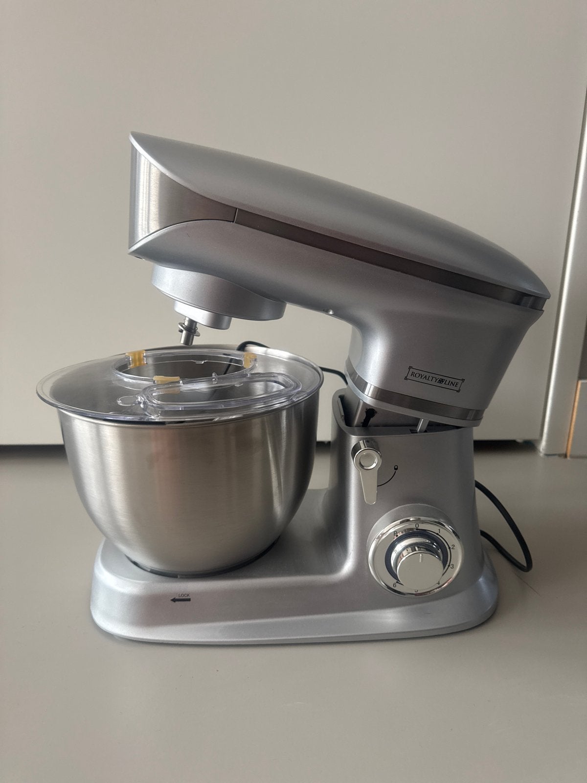 Royalty Line Keukenmachine - Zilver - Zo goed als nieuw, 4 liter of meer, Ophalen of Verzenden, Zo goed als nieuw, 3 snelheden of meer
