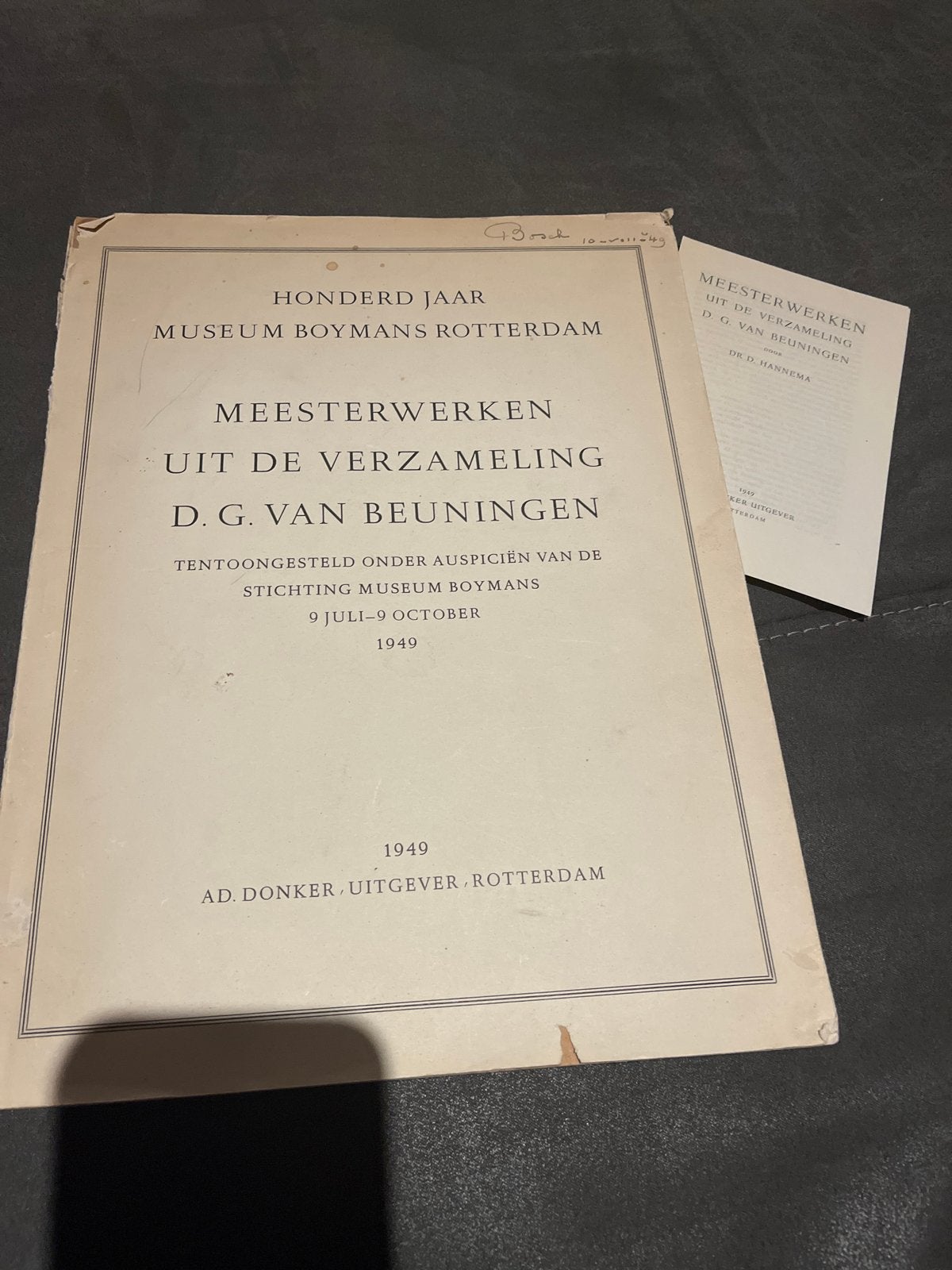 Meesterwerken uit de verzameling D.G. van Beuningen, Boeken, Ophalen of Verzenden, Gelezen, Schilder- en Tekenkunst