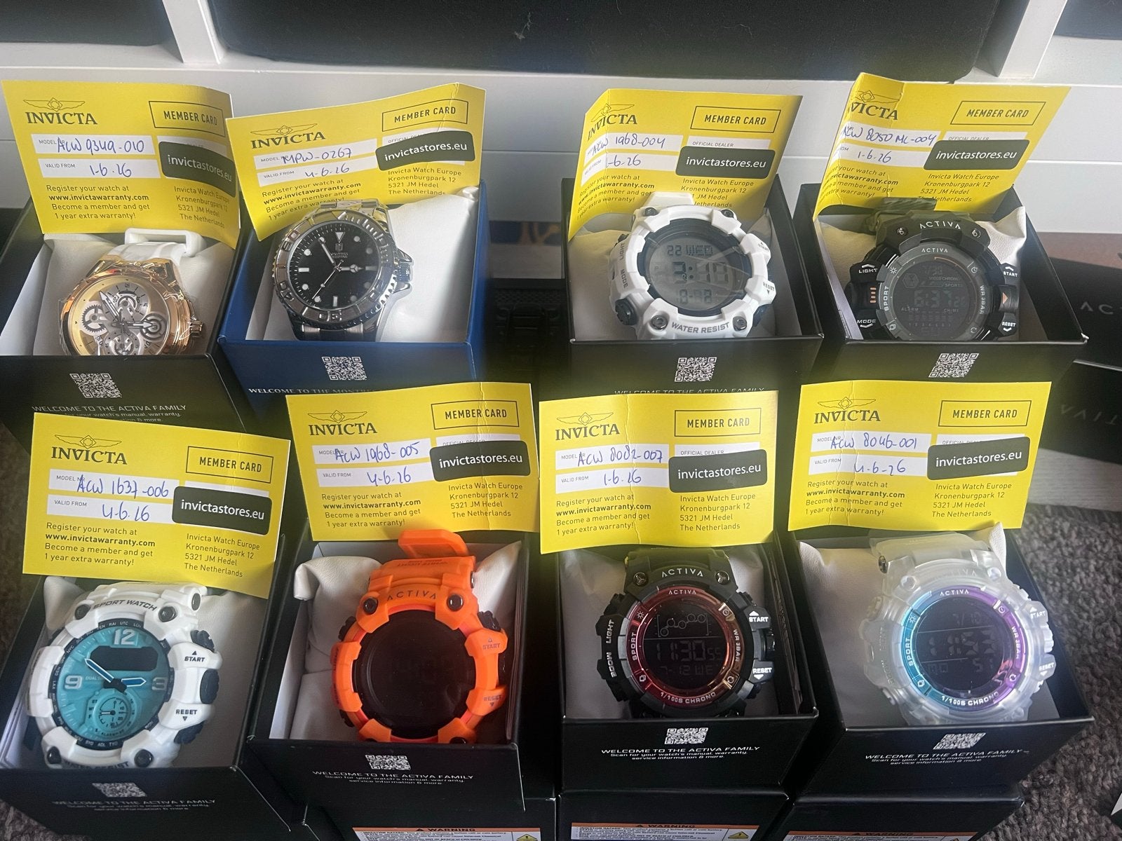Invicta Horloges Activa en Montres Prestige horloges, Verzamelen, Ophalen of Verzenden