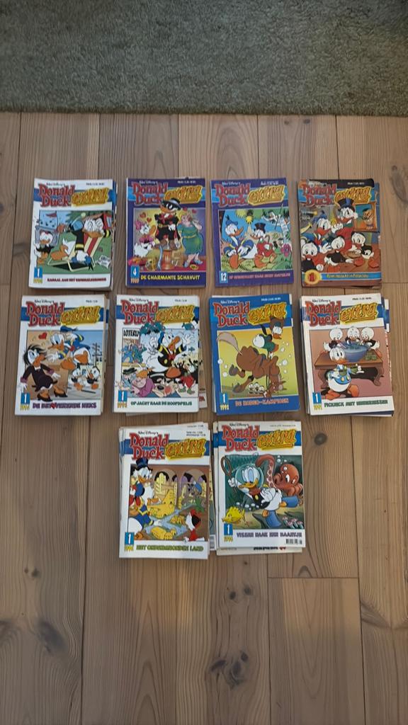Donald Duck Extra stripboeken - Complete serie, Boeken, Stripboeken, Complete serie of reeks, Ophalen, Gelezen
