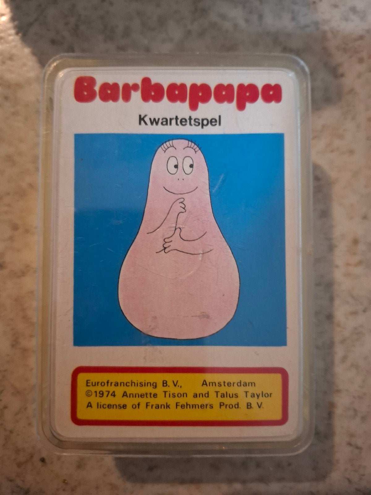 Vintage Barbapapa Kwartetspel - Eurofranchising 1974, Drie of vier spelers, Ophalen of Verzenden, Gebruikt, Eurofranchising B.V.