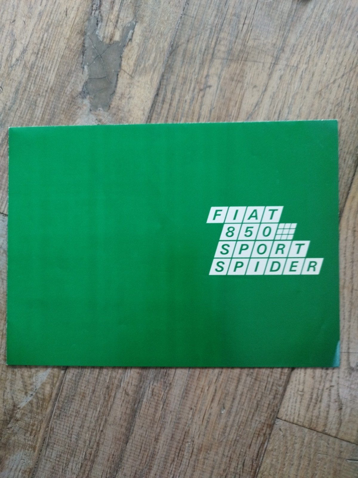 Fiat 850 Sport Spider brochure uit 1969 - Nederlands, Ophalen of Verzenden, Zo goed als nieuw, Fiat