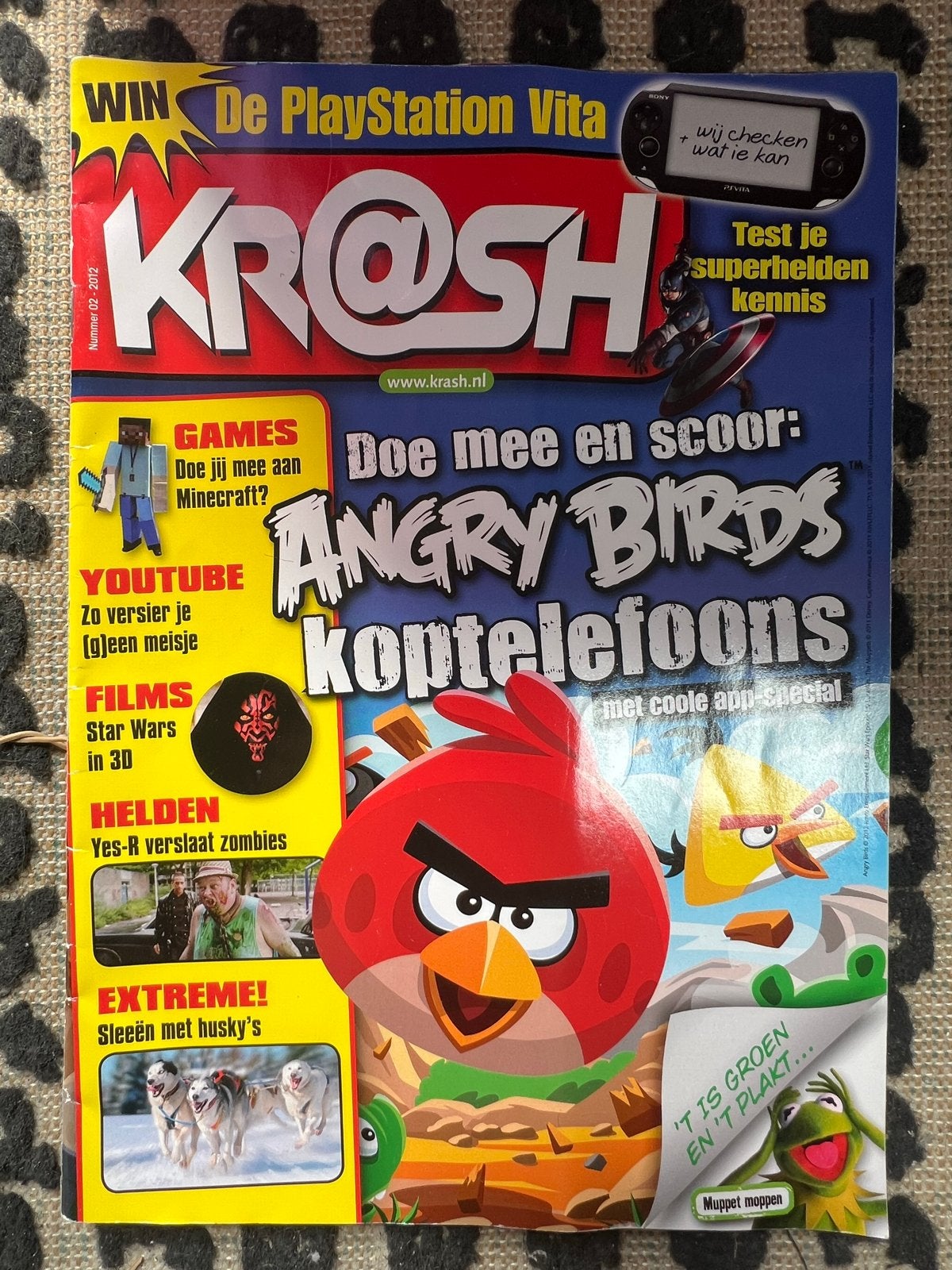 KR@SH Magazine - Angry Birds, Minecraft, PlayStation Vita, Ophalen of Verzenden, Gelezen, Overige typen
