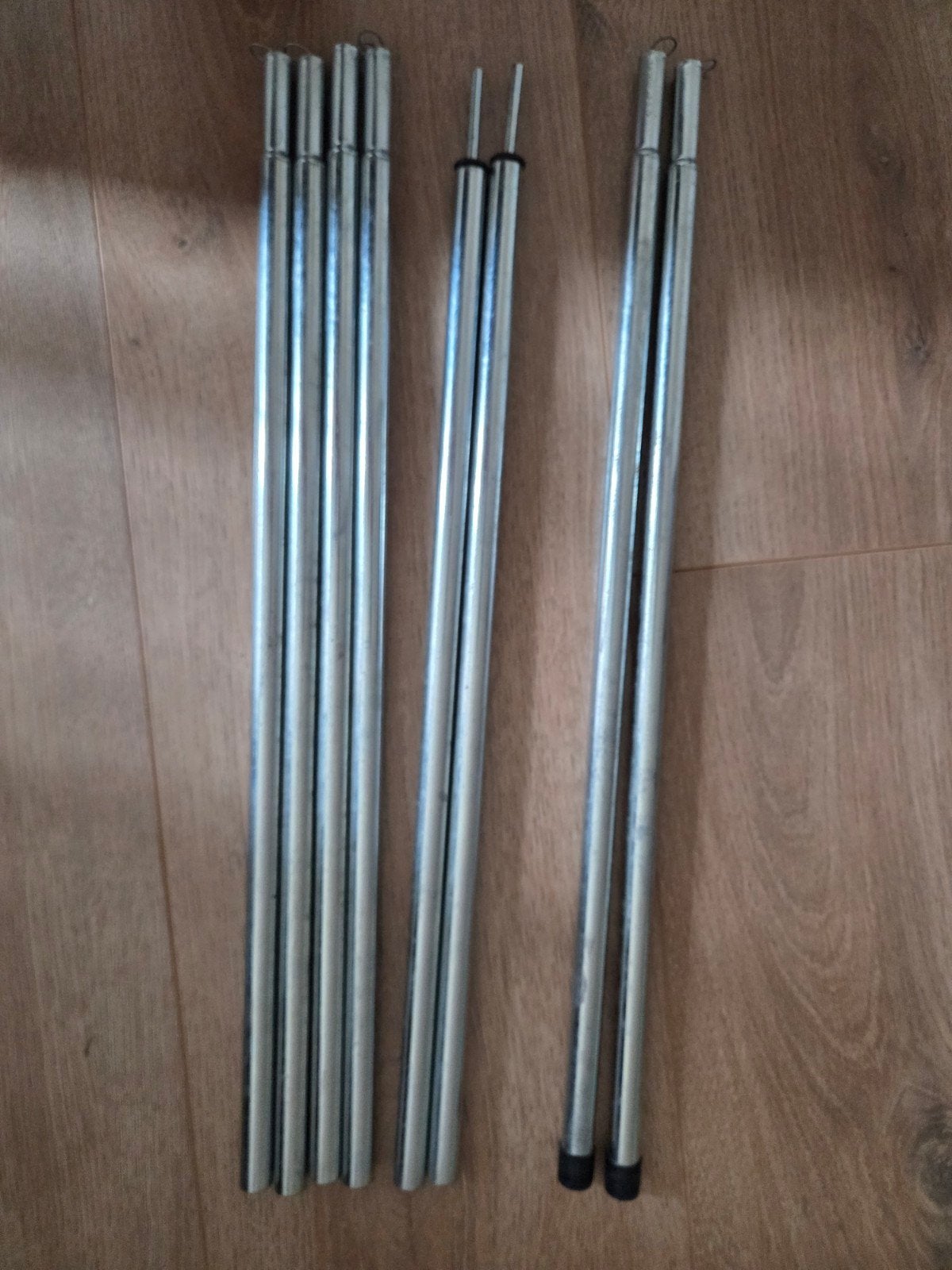 2 stokken voor tarp / luifel, Ophalen, Gebruikt