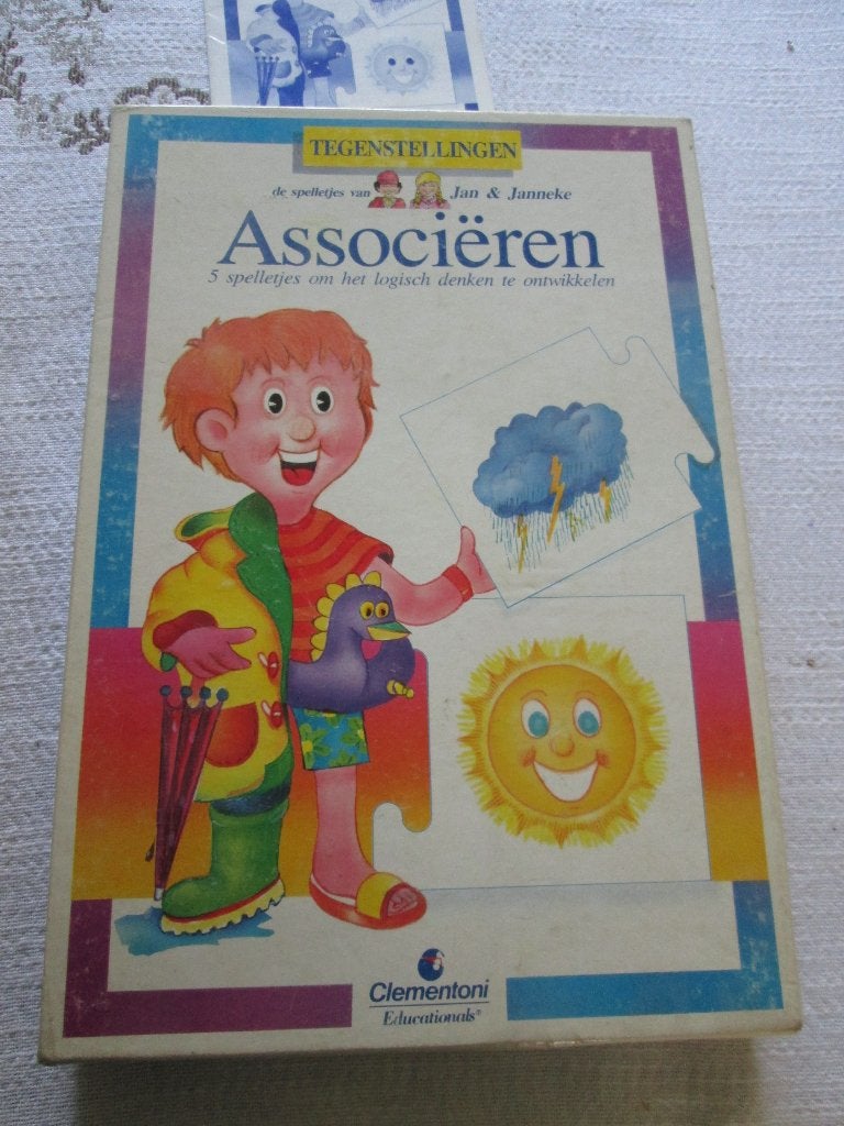 tegenstellingen associëren Clementoni 5 spelletjes Educatie, Ophalen, Zo goed als nieuw