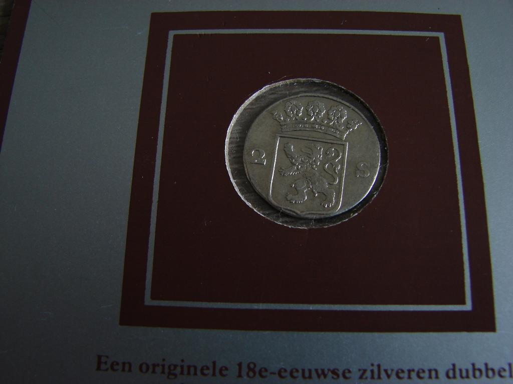 munt  Holland 1791 dubbele stuiver, Postzegels en Munten, Munten | Nederland, Ophalen of Verzenden, Vóór koninkrijk, Overige waardes