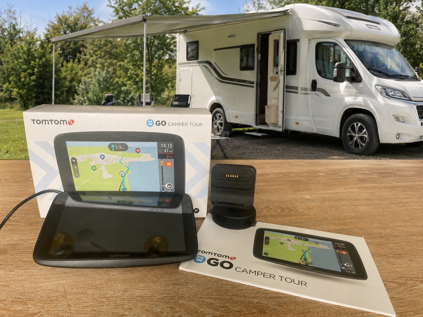 TomTom GO Camper Tour – Complete Campernavigatie Europa, Ophalen of Verzenden, Zo goed als nieuw