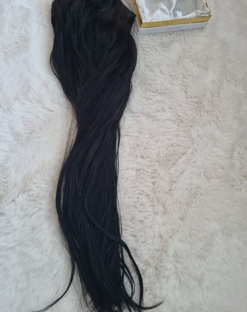 clip in extensions, Ophalen of Verzenden, Zo goed als nieuw, Pruik of Haarverlenging