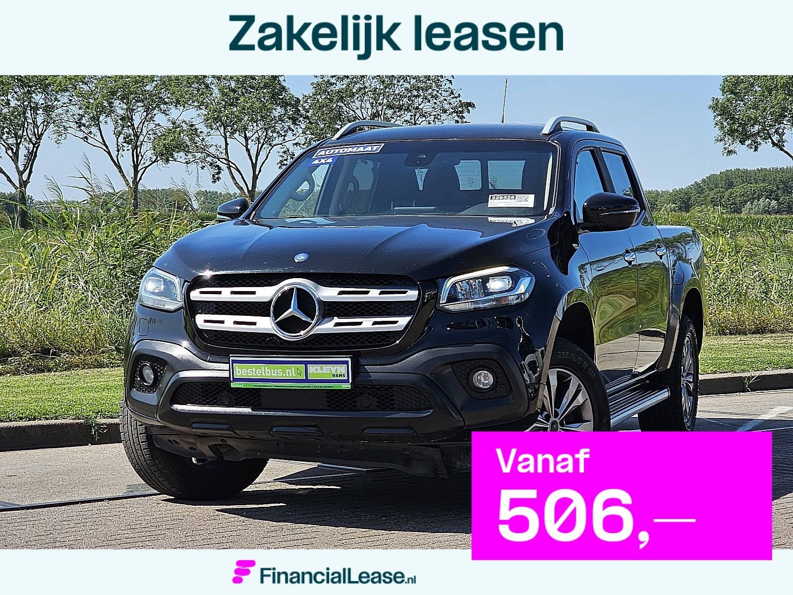 MERCEDES-BENZ X-KLASSE 250 power navi 4x4, Automaat, Gebruikt, 190 pk, Zwart