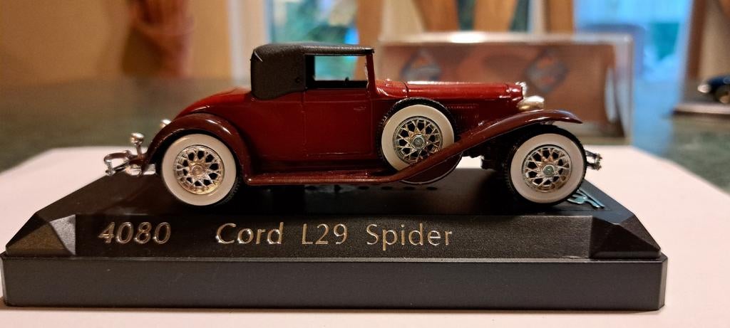 Cord L29 spider 1:43, Ophalen of Verzenden, Auto, Solido