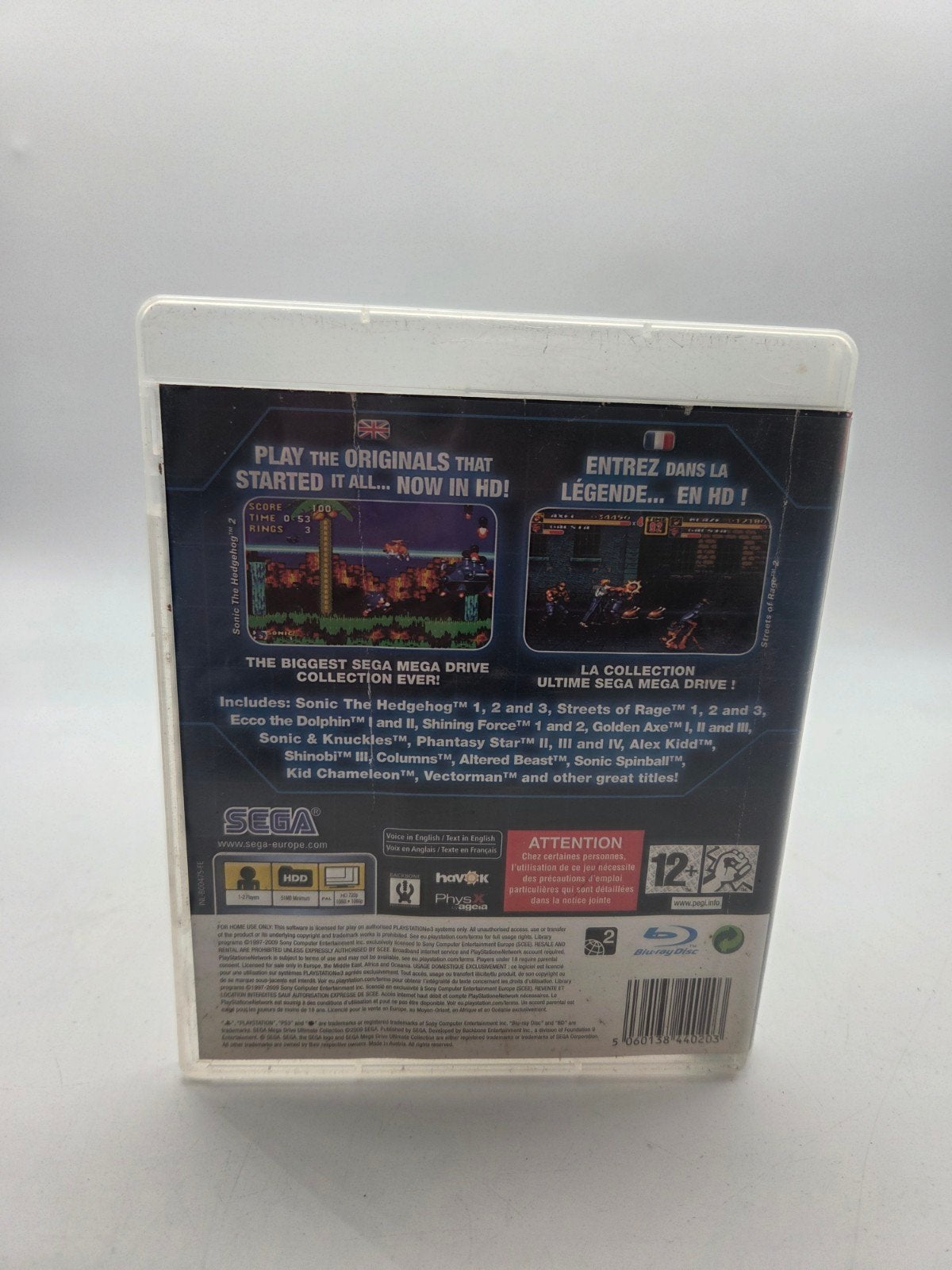 Sega Mega Drive Ultimate Collection PS3, Gebruikt, Overige genres, 1 speler, Ophalen of Verzenden