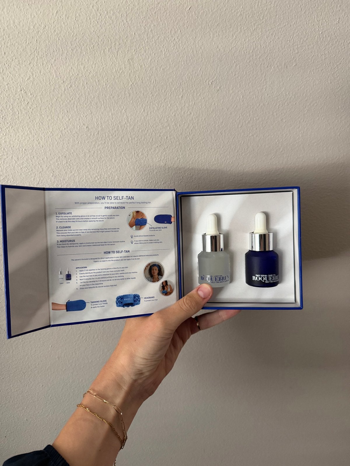 Roquebrun Self-Tan Mini's Set - Nieuw, Ophalen of Verzenden, Nieuw, Gehele gezicht, Verzorging
