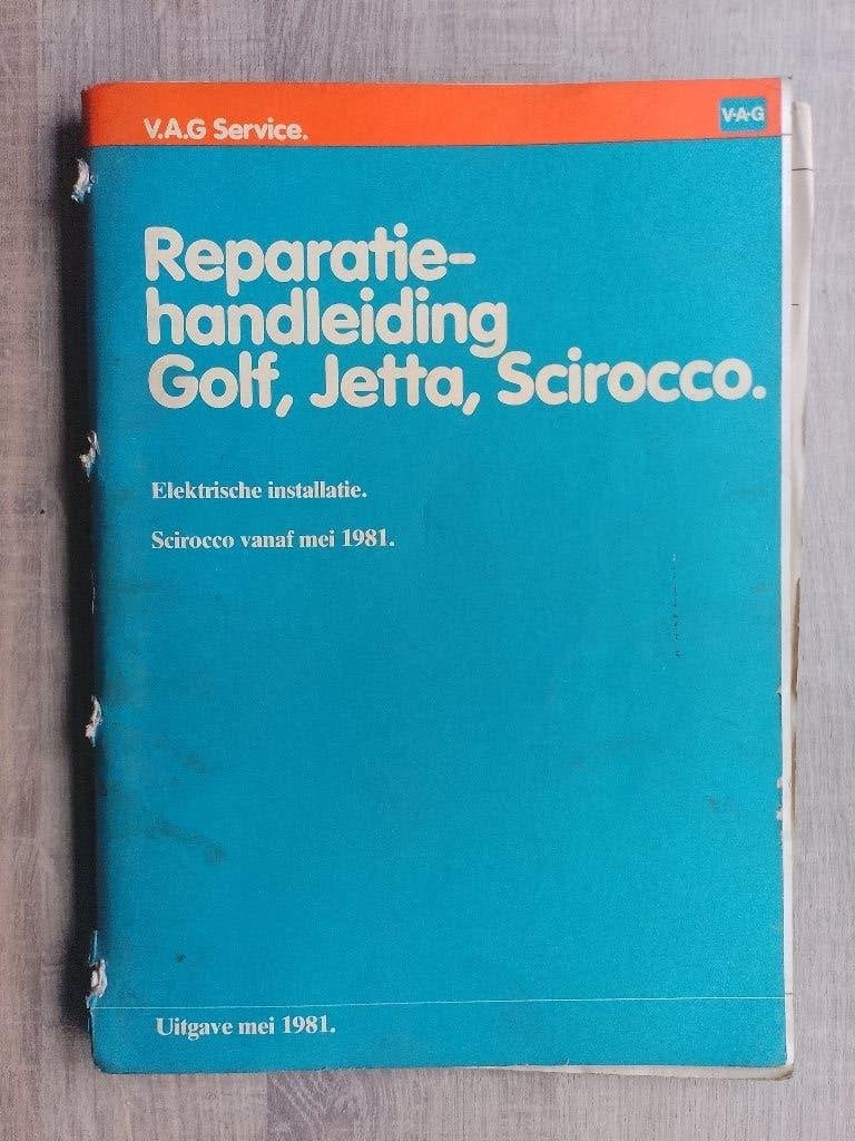 Vw Scirocco 2 dealer werkplaatsboek Elektrische installatie, Ophalen of Verzenden, Gelezen, Volkswagen