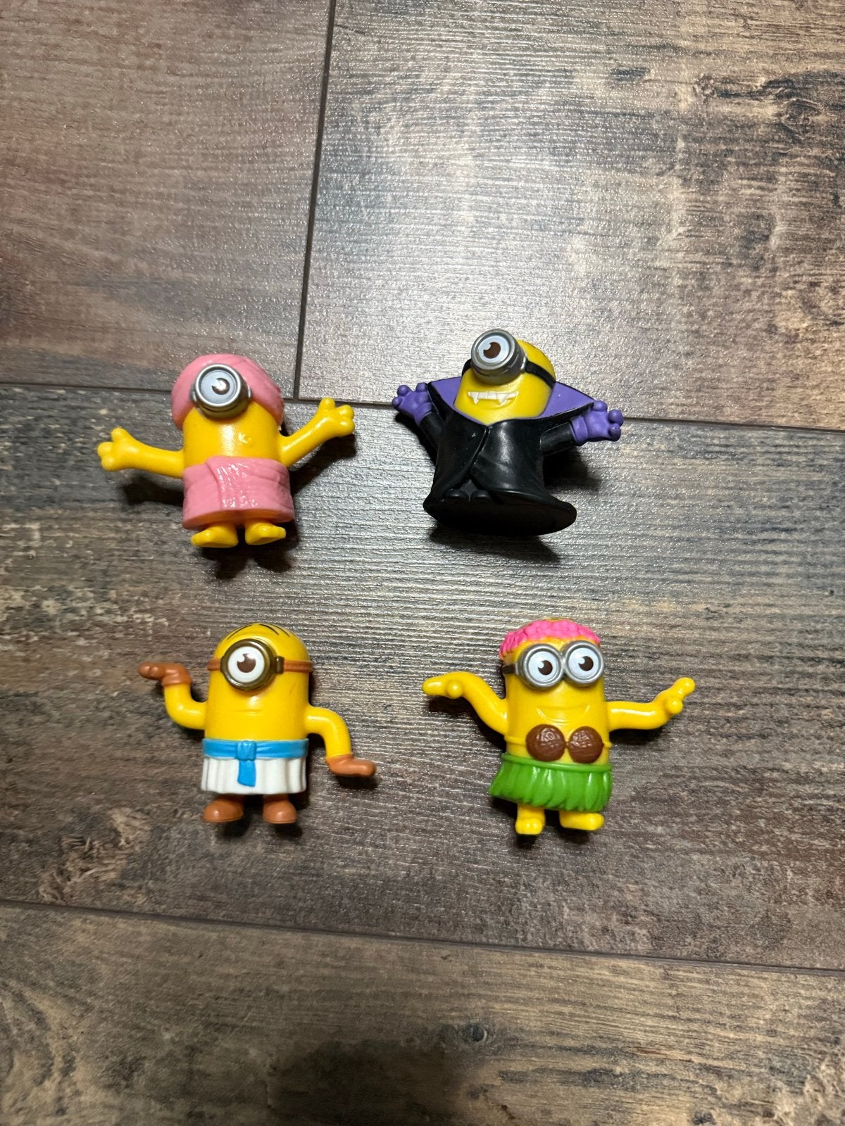 Minions verzamelfiguren - set van 4, Verzamelen, Ophalen of Verzenden, Gebruikt